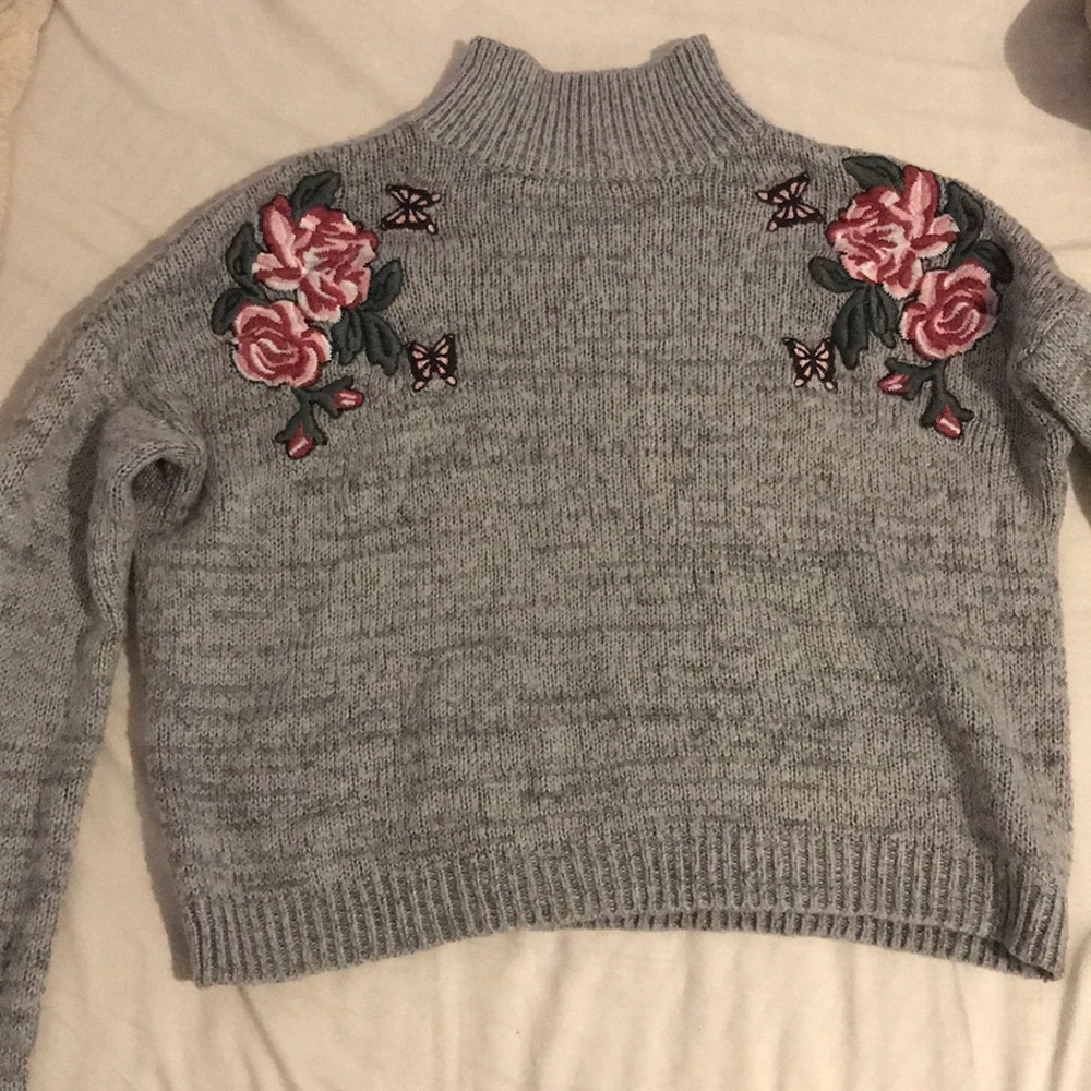 crop too with long sleeves